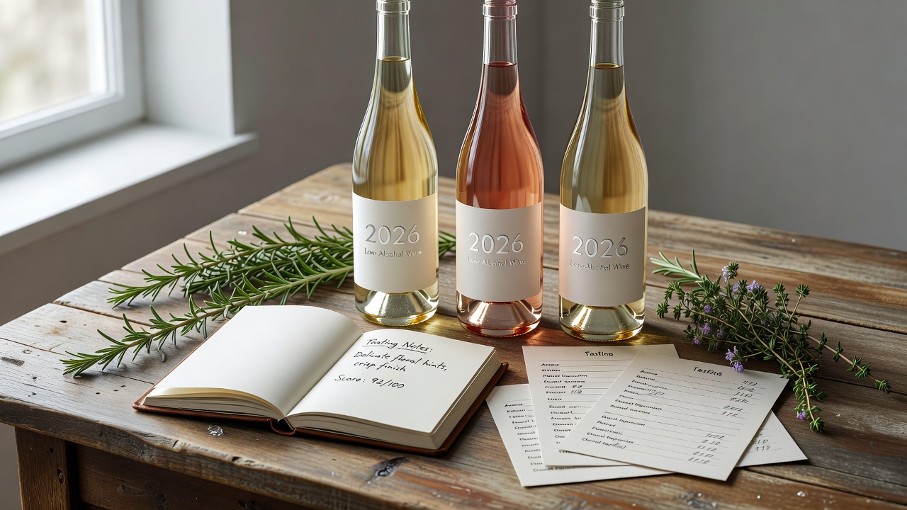 2026 Low-Alcohol Wine Tasting Notes: Reviews & Scores Guide