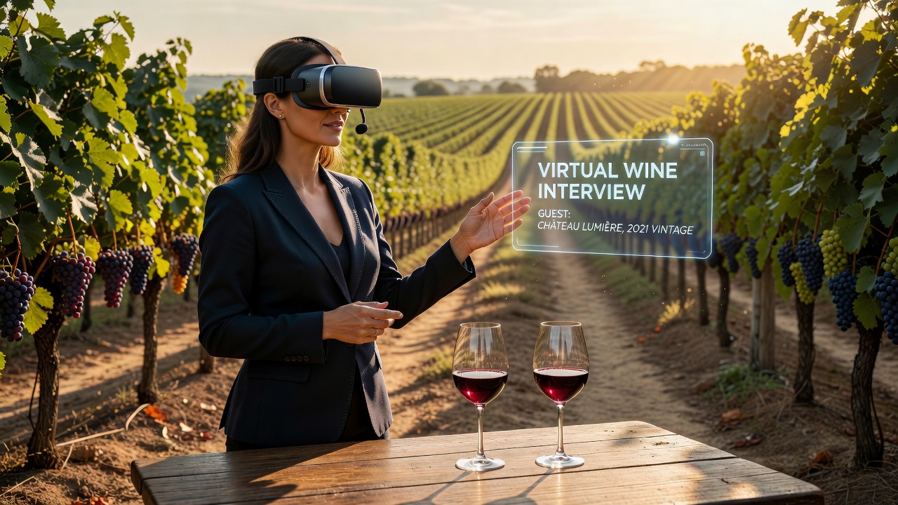 Integrating VR into Uncorked Conversations for Immersive Vino Talks