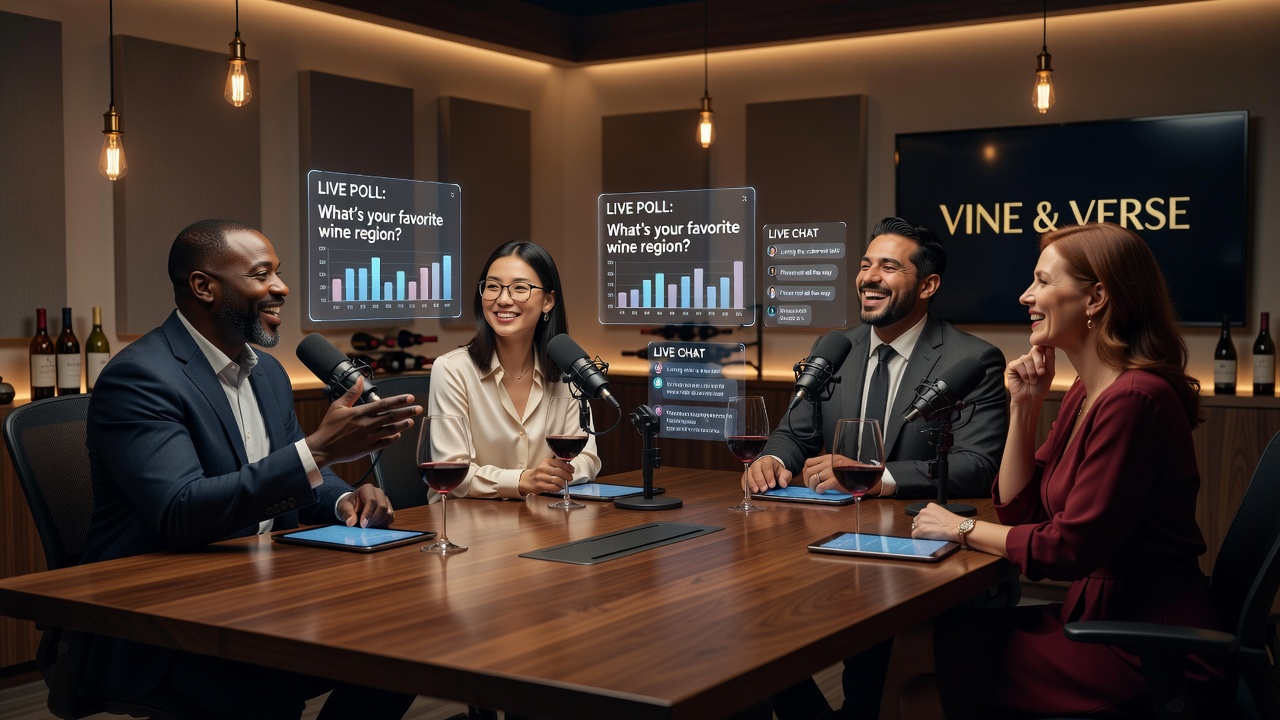 Interactive Vino Talks: Engagement Boosters for Uncorked Conversations