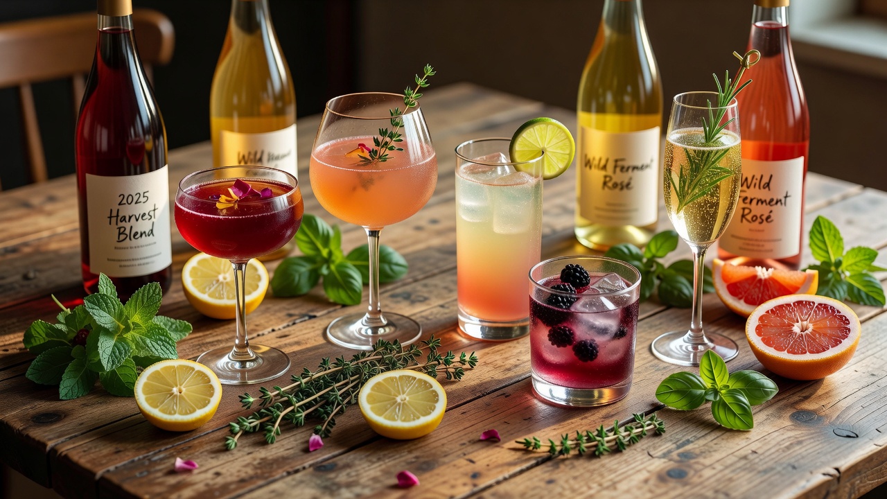 Natural Wine Cocktails: 5 Fresh Recipes for 2026